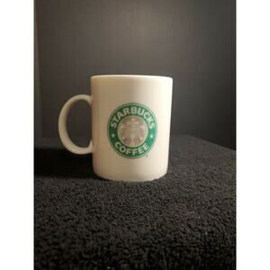 Vintage 1999 Starbucks Faded Distressed Classic Logo Ceramic Coffee Mug 8oz
